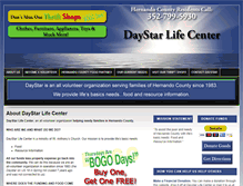 Tablet Screenshot of daystarlifecenter.org